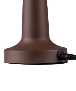 GloboStar® MOLLY 76519 Επαναφορτιζόμενο Επιτραπέζιο Φωτιστικό Πορτατίφ LED 1.5W 105lm 120° DC 5V IP44 Θερμό Λευκό 2700K Dimmable Καφέ Αλουμίνιο - Μ10 x Π10 x Υ23cm - 2 Xρόνια Εγγύηση 15 45db67 76518 6