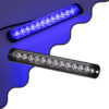 GloboStar® GloboStar® 85268 PRO Series Μπάρα Σήμανσης Οχήματος Αστυνομίας για Αυτοκίνητα & Φορτηγά 10 Προγραμμάτων Φωτισμού STROBE LED SMD 3030 15W DC 12-24V Αδιάβροχη IP65 Μπλε