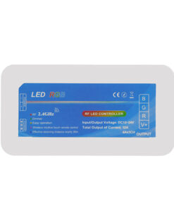 GloboStar® Ασύρματος LED RGB Controller με Χειριστήριο Τοίχου Αφής 2.4G RF 12v (432w) - 24v (864w) DC για Τρία Group GloboStar 04053