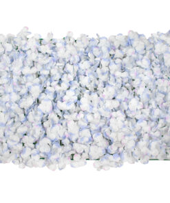 GloboStar® GloboStar® 78321 Συνθετικό Πάνελ Λουλουδιών - Κάθετος Κήπος Άγρια Ορτανσία Γαλάζιο/Λευκό Μ60 x Υ40 x Π5cm