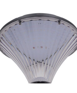 GLOBOSTAR® SQUARE 12153 Φωτιστικό Στύλου/Κολώνας Πλατείας/Πάρκου LED 40W 4000lm 120° Ενσωματωμένο Φωτοβολταϊκό Panel 5V 25W & Επαναφορτιζόμενη Μπαταρία Li-ion 3.2V 30000mAh με Αισθητήρα Κίνησης-Ημέρας-Νύχτας Αδιάβροχο IP65 Θερμό Λευκό 3000K - Γκρι Ανθρακί - Μ54 x Π54 x Υ45cm - 2 Χρόνια Εγγύηση 9 47bcbf 12154 4