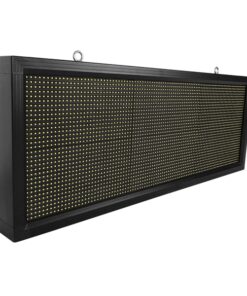 GloboStar® GLOBOSTAR®DISPLAY 90270 Κυλιόμενη Ψηφιακή Επιγραφή P10 Μονής Όψης LED AC 220-240V Αδιάβροχο IP54 Ψυχρό Λευκό 6000K - WiFi Control μέσω FK APP - Αισθητήρας Θερμοκρασίας & Υγρασίας - Μ104 x Π9 x Υ40cm - 2 Χρόνια Εγγύηση