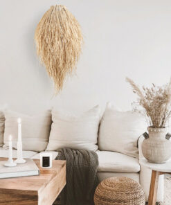 GLOBOSTAR® ARCHIPELAGO 01749 Boho Κρεμαστό Φωτιστικό Οροφής με Ντουί 1 x E27 AC 220-240V IP20 - Μπεζ - Μ40 x Π40 x Υ63cm 21 4906d5 post 45