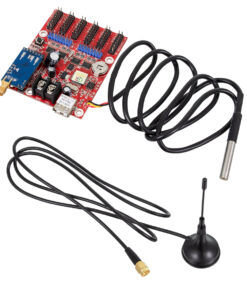 GloboStar® GloboStar® 90389 Ασύρματος Controller WiFi TF-M6UW-6 με Είσοδο USB και Αισθητήρα Θερμοκρασίας με 6 Εξόδους HUB για Μονόχρωμη Κυλιόμενη Πινακίδα LED