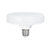 GloboStar® GloboStar® 60070 Λάμπα LED E27 UFO F120 22W 230V 2134lm 180° IP20 Φυσικό Λευκό 4500k - Μ12 x Π12 x Υ7.5cm - 3 Χρόνια Εγγύηση