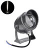 GloboStar® GloboStar® SPOT-XENIA 90509 Σποτ Φωτισμου Wall Washer LED 16W 1600lm 3° DC 24V Αδιάβροχο IP65 Φ9 x Υ12cm Ψυχρό Λευκό 6000K - Σφυρήλατο Γκρι - 3 Years Warranty