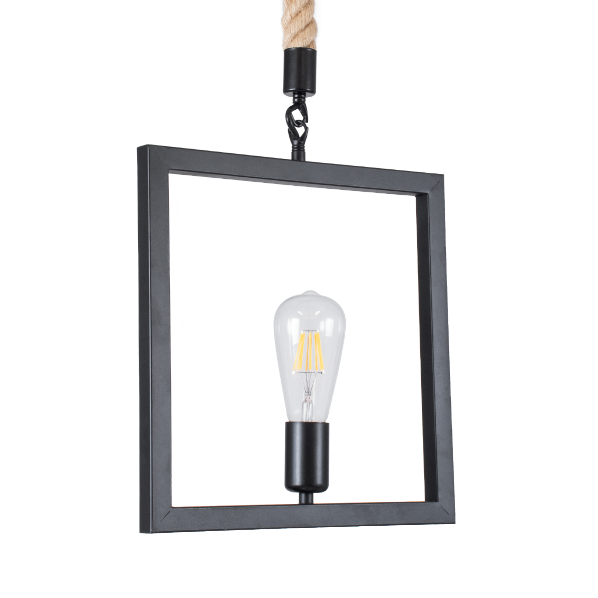 GLOBOSTAR® FRAISE 01077 Vintage Κρεμαστό Φωτιστικό Οροφής με Ντουί 1 x E27 AC 220-240V IP20 - Μαύρο & Μπεζ - Μ32 x Π4 x Υ32cm 2 GloboStar® GLOBOSTAR® FRAISE 01077 Vintage Κρεμαστό Φωτιστικό Οροφής με Ντουί 1 x E27 AC 220-240V IP20 - Μαύρο & Μπεζ - Μ32 x Π4 x Υ32cm