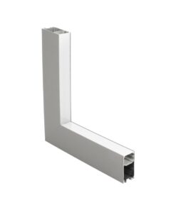 GloboStar® GLOBOSTAR® ALP-CORNER-IN90 LUMILINE 61771 Επιφανειακό / Κρεμαστό Προφίλ Αλουμινίου Γωνία με Λευκό Γαλακτερό Πατητό Κάλυμμα για Ταινίες LED IP20 - Γκρι Ανθρακί Ματ - Μ30 x Π3.5 x Υ7cm