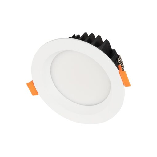 GloboStar® GLOBOSTAR® WATERA 60898 Χωνευτό Downlight Σποτ Panel LED 12W 1500lm 120° AC 220-240V Αδιάβροχο IP54 Ρυθμιζόμενο Λευκό CCT με Διακόπτη στο Σώμα 2700K/4500K/6000K Dimmable - Lumileds SMD Chip & TÜV SÜD Driver - Λευκό Ματ - Μ10.8 x Π10.8 x Υ3.2cm / Q9cm - 3 Χρόνια Εγγύηση