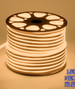 GloboStar® GLOBOSTAR® NEOVALE 70572 Ταινία Neon Flex LED 12W/m 840lm/m 120° DC 220-240V Αδιάβροχο IP65 120 x SMD2835 Chip/m Θερμό Λευκό 2700K Dimmable - Μ100 x Π0.8 x Υ1.6cm - 3 Χρόνια Εγγύηση