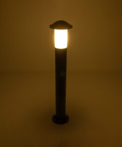 Alternative view of GloboStar® GARDENIO 203-0247 Μοντέρνο Επιδαπέδιο Φωτιστικό Κολωνάκι Κήπου Μονόφωτο 1 x E27 IP44 Μαύρο Πλαστικό - Μ17 x Π17 x Υ85cm