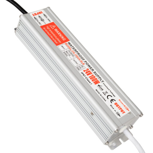 GloboStar® GloboStar® 73062 Μεταλλικό Τροφοδοτικό SELV για Προϊόντα LED 100W 4.3A - AC 220-240V σε DC 24V - Αδιάβροχο IP67 Μ23.5 x Π6 x Υ4cm - 3 Years Warranty