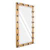GloboStar® MAKEUP MIRROR-160x80-1 Μοντέρνος Καθρέπτης Μακιγιάζ με Πλαίσιο Φυσικού Ξύλου με Διακόπτη On/Off 20 x E27 AC220-240V - Μ80 x Π7 x Υ160cm - Μπεζ Δρυς 1 GloboStar® GloboStar® MAKEUP MIRROR-160x80-1 Μοντέρνος Καθρέπτης Μακιγιάζ με Πλαίσιο Φυσικού Ξύλου με Διακόπτη On/Off 20 x E27 AC220-240V - Μ80 x Π7 x Υ160cm - Μπεζ Δρυς