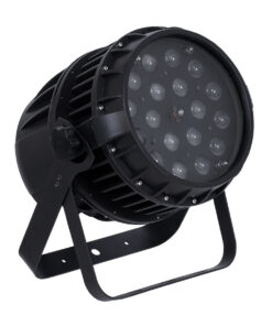 Alternative view of GloboStar® 51114 MINOTAUR Επαγγελματική Κεφαλή PAR DMX512 216W AC 220V-240V 4in1 BEAM - WASH - SPOT - ZOOM 8° - 60° OSRAM LED Αδιάβροχη IP65 RGBW - Μαύρο - L24.8 x W28 x H37cm