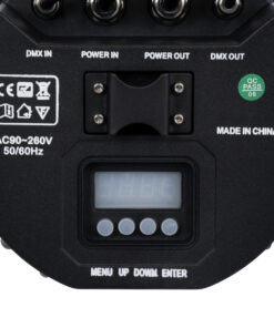 GloboStar® 51114 MINOTAUR Επαγγελματική Κεφαλή PAR DMX512 216W AC 220V-240V 4in1 BEAM - WASH - SPOT - ZOOM 8° - 60° OSRAM LED Αδιάβροχη IP65 RGBW - Μαύρο - L24.8 x W28 x H37cm 14 51114 6