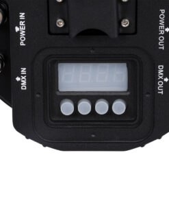 GloboStar® 51130 CENTAUR Επαγγελματική Κεφαλή PAR DMX512 270W AC 220V-240V 4in1 - SPOT 30° OSRAM LED Αδιάβροχη IP65 RGBW - Μαύρο - L22.6 x W22 x H32cm 14 51130 6