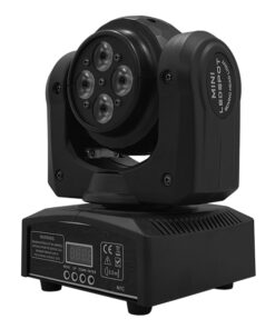 Alternative view of Επαγγελματική Κινούμενη Ρομποτική Διπλή Κεφαλή Beam CREE LED 10W & SPOT 4x10W 230V DMX512 RGBW GloboStar 51136