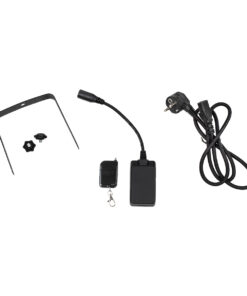 GloboStar® 51143 Επαγγελματική Μηχανή Fog Machine - Εφέ Καπνού 400W AC 220V-240V 1L On/Off & Ασύρματο Χειριστήριο - Μαύρο - L24 x W10.5 x H13cm 11 51143 6