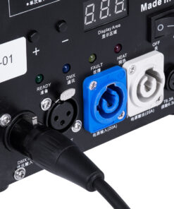 GloboStar® 51148 SIRENS Επαγγελματική Επιδαπέδια Μηχανή Cold Sparkle Machine - Fountain Εφέ με Άκαυστες Σπίθες 600W AC 220V-240V DMX512 Display on Body - Μαύρο - L18 x W16.5 x H24cm 21 51148 9