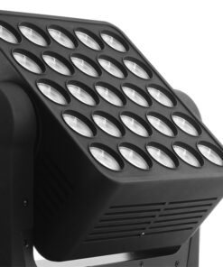 GloboStar® Επαγγελματική Κινούμενη Ρομποτική Κεφαλή LED MATRIX INFINITY ROTATE WASH 10° 25x12W CREE LED 230V DMX512 RGBW GloboStar 51150