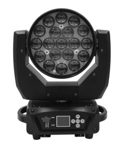 GloboStar® Κινούμενη Ρομποτική Κεφαλή Helios HAWKEYE 1 BEE EYE PRO 4in1 BEAM - WASH - ZΟΟΜ 4°-60° 19*12 Watt OSRAM LED RGBW 300W 230V DMX512 GloboStar 51152