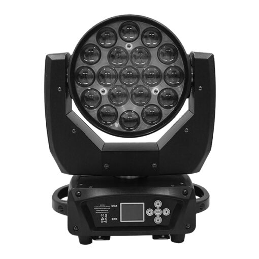 GloboStar® Κινούμενη Ρομποτική Κεφαλή Helios HAWKEYE 1 BEE EYE PRO 4in1 BEAM - WASH - ZΟΟΜ 4°-60° 19*12 Watt OSRAM LED RGBW 300W 230V DMX512 GloboStar 51152