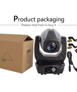 Κινούμενη Ρομποτική Κεφαλή Cyclop PRO 4in1 BEAM - WASH - SPOT - ZOOM 7°-21° 1*200 Watt White 7500K OSRAM LED RGBW 230V DMX512 GloboStar 51154 29 51154 15