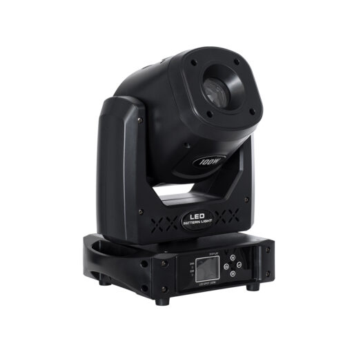 GloboStar® GloboStar® HERACLES 51156 Επαγγελματική Κινούμενη Ρομποτική Κεφαλή PATTERN Light CREE LED 100W AC 220V-240V IP20 RGBW DMX512 - Μ25.5 x Π20 x Υ35cm - 2 Χρόνια Εγγύηση
