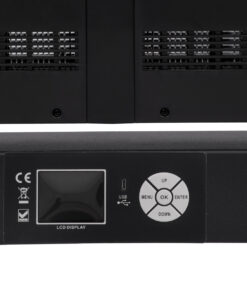 GloboStar® 51168 SPHINX Επαγγελματική Κινούμενη Μπάρα Φωτισμού DIGITAL MATRIX PIXEL LED 480W AC 220V-240V 4IN1 BEAM - WASH - SPOT - ZOOM 5° - 35° OSRAM LED DMX512 Display on Body RGBW - Μαύρο - L102 x W10 x H16.5cm 25 51168 12