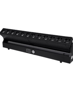 Alternative view of GloboStar® 51168 SPHINX Επαγγελματική Κινούμενη Μπάρα Φωτισμού DIGITAL MATRIX PIXEL LED 480W AC 220V-240V 4IN1 BEAM - WASH - SPOT - ZOOM 5° - 35° OSRAM LED DMX512 Display on Body RGBW - Μαύρο - L102 x W10 x H16.5cm