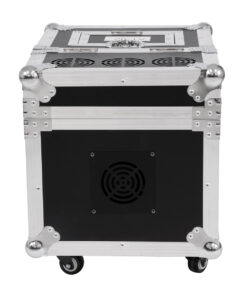 GloboStar® 51170 MERMAID Επαγγελματική Επιδαπέδια Μηχανή Double Haze Machine - Διπλού Εφέ Ομίχλης-Νέφωσης 600W AC 220V-240V DMX512 Display on Body & Ασύρματο Χειριστήριο σε Flight Case - Μαύρο - L49.5 x W38 x H45cm 19 51170 9