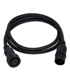 Alternative view of GloboStar® 51171 Καλώδιο 3PIN DMX512 1 Μέτρο από Female XLR σε Male XLR Τερματισμένο Αδιάβροχο IP65 Μ100cm - Μαύρο
