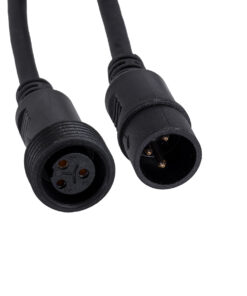 GloboStar® 51171 Καλώδιο 3PIN DMX512 1 Μέτρο από Female XLR σε Male XLR Τερματισμένο Αδιάβροχο IP65 Μ100cm - Μαύρο 7 51171 3
