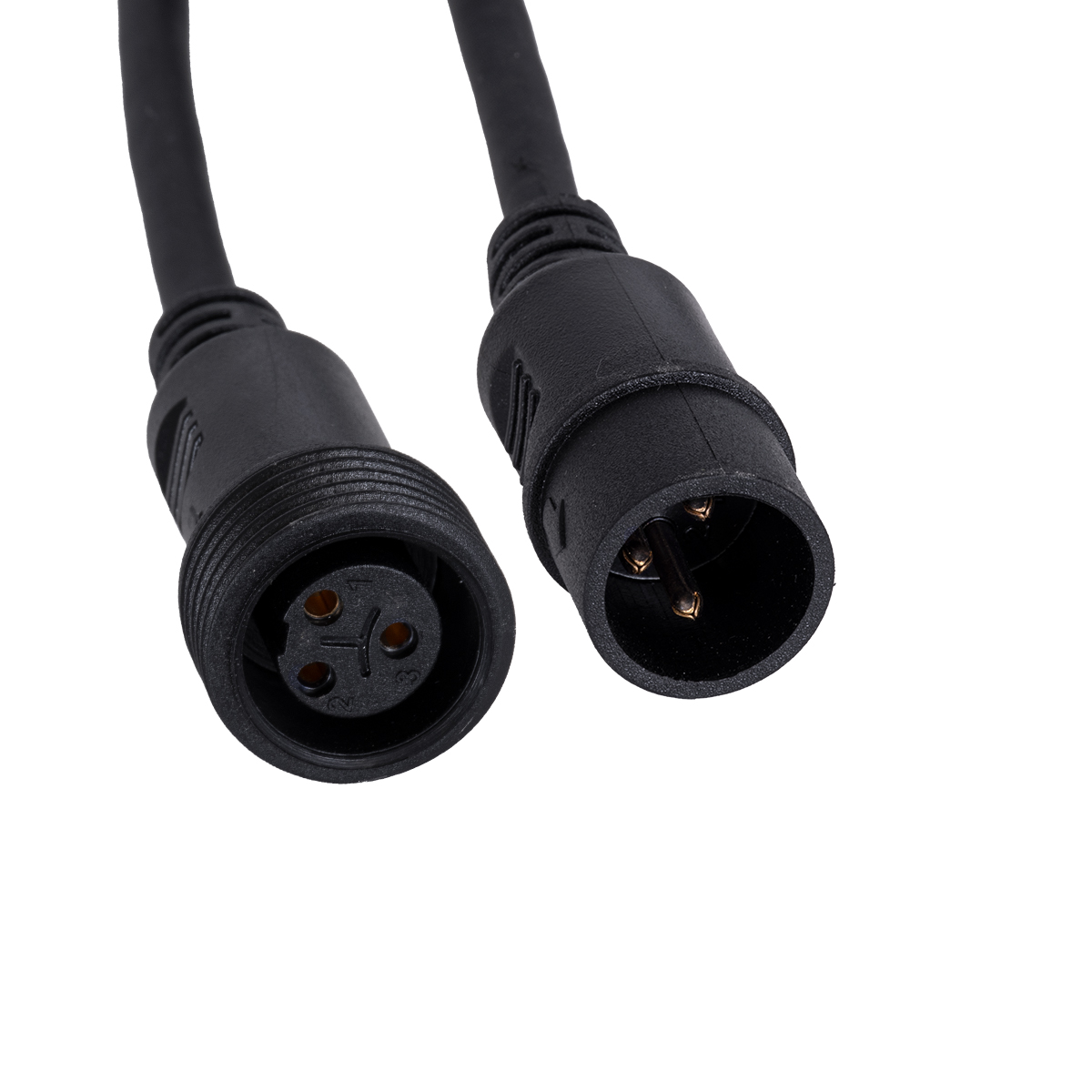 GloboStar® 51171 Καλώδιο 3PIN DMX512 1 Μέτρο από Female XLR σε Male XLR Τερματισμένο Αδιάβροχο IP65 Μ100cm - Μαύρο 4 GloboStar® 51171 Καλώδιο 3PIN DMX512 1 Μέτρο από Female XLR σε Male XLR Τερματισμένο Αδιάβροχο IP65 Μ100cm - Μαύρο - Image 3