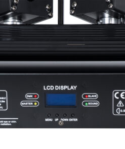 GloboStar® AMNESIA 51179 Επαγγελματική Κινούμενη Ρομποτική Μπάρα Super LASER BEAM Light 150W - 6 x 1W Laser - 300mW RED/638nm - 100mW GREEN/531nm - 600mW BLUE/442nm - AC 220V-240V IP20 3in1 RGB DMX512 - Μ86 x Π23 x Υ9cm - 2 Χρόνια Εγγύηση 19 51179 10