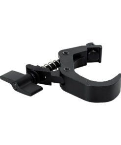 Alternative view of GloboStar® CLAMPS 51180 Επαγγελματικός Γάντζος Hook Αλουμινίου Ύψηλης Αντοχής για Κρέμαση, Στήριξη & Τοποθέτηση Προϊόντων Stage σε Τράσες - Μ16 x Π12 x Υ2.5cm - Μαύρο