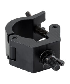 Alternative view of GloboStar® CLAMPS 51183 Επαγγελματικός Γάντζος Hook Αλουμινίου Ύψηλης Αντοχής για Κρέμαση, Στήριξη & Τοποθέτηση Προϊόντων Stage σε Τράσες - Μ8 x Π5.5 x Υ3cm - Μαύρο