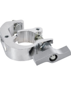 Alternative view of GloboStar® CLAMPS 51185 Επαγγελματικός Γάντζος Hook Αλουμινίου Ύψηλης Αντοχής για Κρέμαση, Στήριξη & Τοποθέτηση Προϊόντων Stage σε Τράσες - Μ17 x Π12 x Υ3cm - Χρώμιο