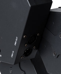 GloboStar® 51195 HALO HEXA Επαγγελματικό Φωτιστικό Ειδικών Εφέ DIGITAL MATRIX PIXEL & Blinder - 7 x 50W LED COB Chips Ultra Gold Warm White 2200K & 168 x 0.5W LED SMD5050 Chips RGB - AC 220V-240V DMX512 Display on Body - Μαύρο - Μ50 x Π10.5 x Υ47cm 19 51195 8