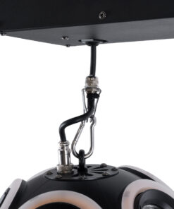 GloboStar® 51197 LIFT BALL Επαγγελματικό Φωτιστικό Ειδικών Εφέ Φ25cm KINETIC BALL MATRIX PIXEL Super BEAM Light CREE LED 4in1 300W - 10 x 20W LED COB Chips RGBW & 10 x 20W LED COB Chips Ultra Gold Warm White 2200K - Μέγιστο Μήκος Ανύψωσης 6 Μέτρα - AC 220V-240V DMX512 Display on Body - Μαύρο - Μ26 x Π6.5 x Υ32cm - 2 Χρόνια Εγγύση 13 51197 6