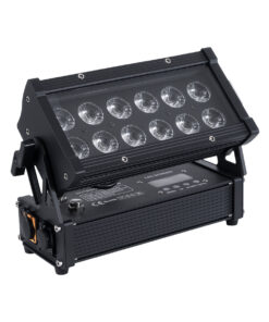 GloboStar® GloboStar® 51198 CYRUS Επαγγελματική Κεφαλή PAR DMX512 180W AC 220V-240V 6in1 - SPOT 25° OSRAM LED Αδιάβροχη IP65 RGBW+UV - Μαύρο - Μ30 x Π14 x Υ19cm - 2 Χρόνια Εγγύηση