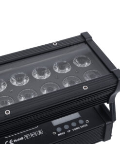 GloboStar® 51198 CYRUS Επαγγελματική Κεφαλή PAR DMX512 180W AC 220V-240V 6in1 - SPOT 25° OSRAM LED Αδιάβροχη IP65 RGBW+UV - Μαύρο - Μ30 x Π14 x Υ19cm - 2 Χρόνια Εγγύηση 20 51198 9