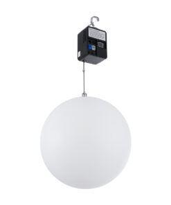 Alternative view of GloboStar® 51203 LIFT BALL Επαγγελματικό Φωτιστικό Ειδικών Εφέ Φ60cm KINETIC BALL Light CREE LED 4in1 15W - 15 x 1W LED SMD Chips RGBW - Μέγιστο Μήκος Ανύψωσης 3.5 Μέτρα - AC 220V-240V DMX512 Display on Body - Μαύρο - Μ17 x Π13 x Υ26cm - 2 Χρόνια Εγγύση