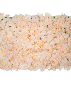 GloboStar® GloboStar® 78327 Συνθετικό Πάνελ Λουλουδιών - Κάθετος Κήπος Άγρια Ορτανσία Σομόν Μ60 x Υ40 x Π5cm