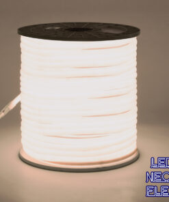 GloboStar® GLOBOSTAR® NEOTUBE 70591 Ταινία Neon Flex LED 12W/m 960lm/m 360° DC 220-240V Αδιάβροχο IP65 120 x SMD2835 Chip/m Φυσικό Λευκό 4500K Dimmable - Μ100 x Π1.3 x Υ1.3cm - 3 Χρόνια Εγγύηση