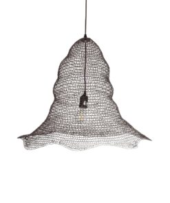 GloboStar® GLOBOSTAR® KENTUCKY 01893 Vintage Κρεμαστό Φωτιστικό Οροφής με Ντουί 1 x E27 AC 220-240V IP20 - Καφέ - Μ60 x Π60 x Υ52cm