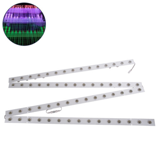 GloboStar® GloboStar® 90119 4 x Digital Pixel Addressable Facade Aluminum Bars - 4 x Ψηφιακές Μπάρες Αλουμινίου Πρόσοψης Κτιρίων LED SMD 3535 45W 60LED 60PIXEL SPI/TTL Protocol IC UCS512B 2700lm 120° DC 12V IP67 RGB - Ασημί Σώμα - Μ400 x Π4.5 x Υ3.6cm - 4 Μπάρες