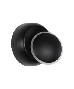 GloboStar® GLOBOSTAR® TSUKI 60675 Μοντέρνο Φωτιστικό Τοίχου - Απλίκα LED 5W 625lm 180° AC 220-240V Αδιάβροχο IP65 Θερμό Λευκό 2700K - Bridgelux COB Chip & TÜV SÜD Driver - Μαύρο Ματ - Μ14 x Π8.5 x Υ14cm - 5 Χρόνια Εγγύηση