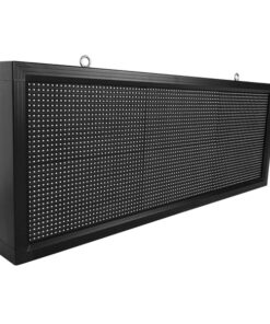 GloboStar® GLOBOSTAR®DISPLAY 90275 Κυλιόμενη Ψηφιακή Επιγραφή P10 Μονής Όψης LED AC 220-240V Αδιάβροχο IP54 RGBW - WiFi Control μέσω FK APP - Αισθητήρας Θερμοκρασίας & Υγρασίας - Μ104 x Π9 x Υ40cm - 2 Χρόνια Εγγύηση