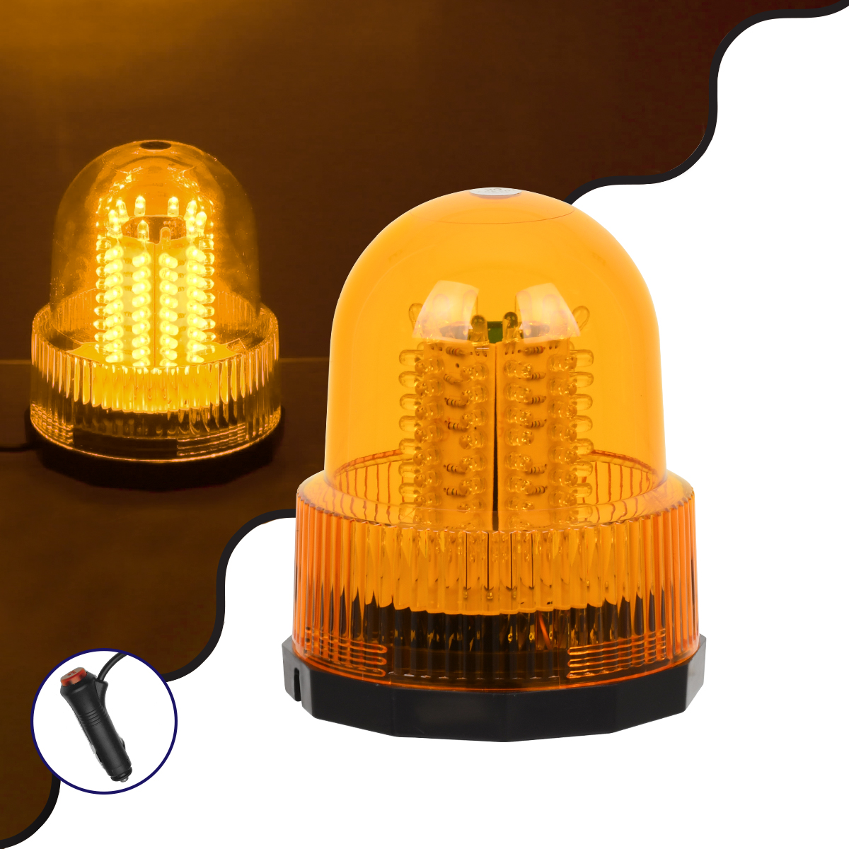 GloboStar® 85159 PRO Series Φάρος Σήμανσης Οχήματος Οδικής Βοήθείας για Αυτοκίνητα & Φορτηγά 6 Προγραμμάτων Φωτισμού STROBE LED 20W DC 10-30V Αδιάβροχος IP65 Πορτοκαλί 3 GloboStar® GloboStar® 85159 PRO Series Φάρος Σήμανσης Οχήματος Οδικής Βοήθείας για Αυτοκίνητα & Φορτηγά 6 Προγραμμάτων Φωτισμού STROBE LED 20W DC 10-30V Αδιάβροχος IP65 Πορτοκαλί